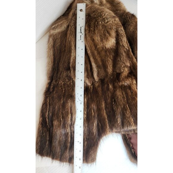 Vintage Genuine Mink Fur Stole Cape By Lewiston Fur Shop Lewiston Idaho - Picture 3 of 16